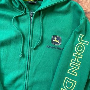 John Deere Green Large Hoodie